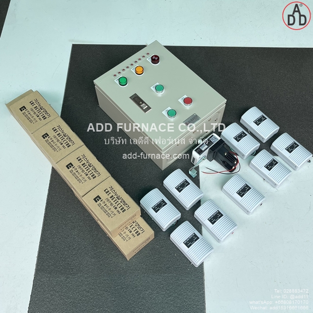 ควบคุมตรวจจับแก๊สรั่ว9จุด(มอเตอร์วาล์ว)Yamataha-GLD-12 9Point Application With Motor Valve(4)